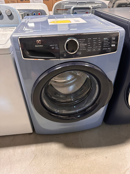 GREAT NEW GLACIER BLUE ELECTROLUX FRONT LOAD WASHER MODEL: ELFW7437AG WAS13536