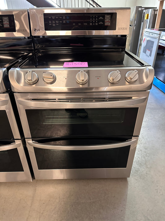 NEW STAINLESS STEEL LG DOUBLE OVEN ELECTRIC RANGE - RAG11703 LDE4413ST