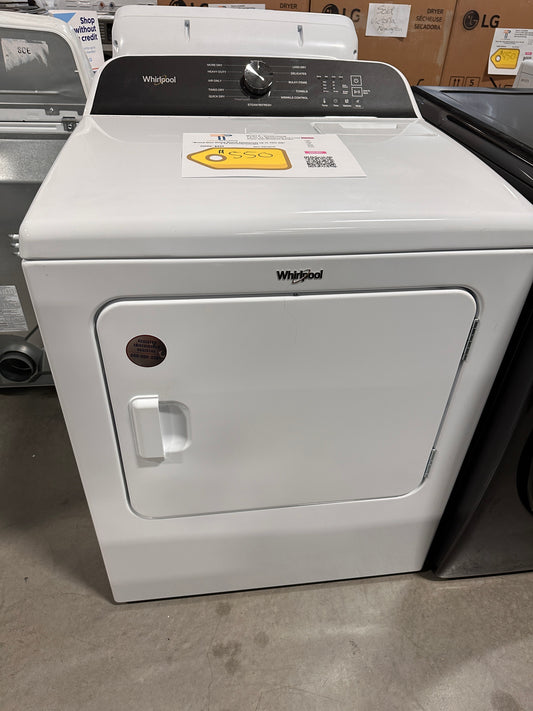 MOISTURE SENSING WHIRLPOOL ELECTRIC DRYER MODEL: WED6150PW DRY12797