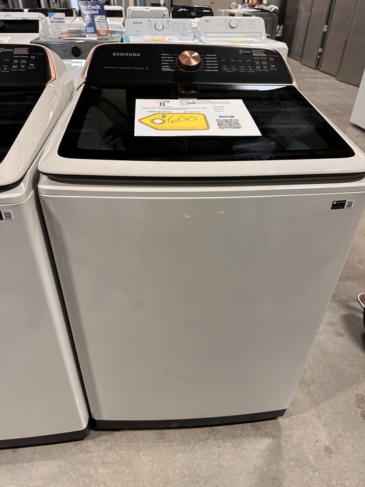 BRAND NEW SAMSUNG TOP LOAD SMART WASHER MODEL: WA55CG7500AE WAS13558