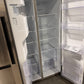 NEW SAMSUNG STAINLESS STEEL SIDE BY SIDE REFRIGERATOR MODEL: RS27T5200SR REF13509