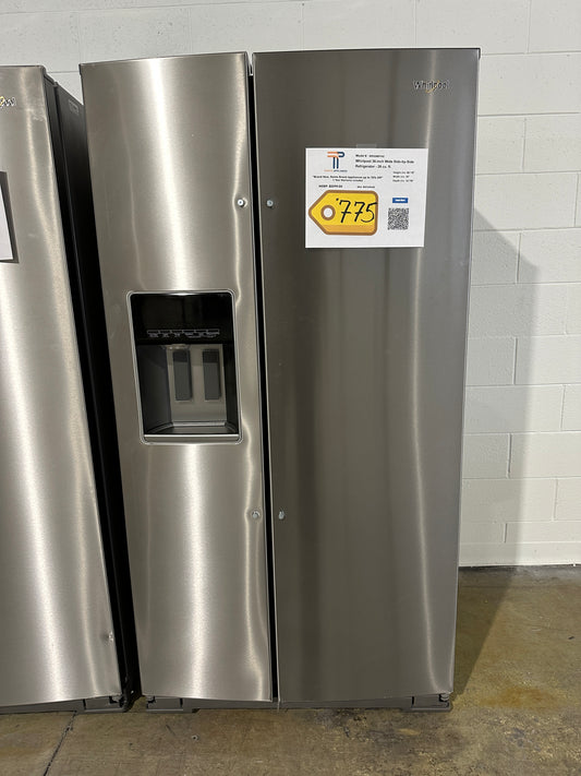 BRAND NEW WHIRLPOOL SIDE-BY-SIDE REFRIGERATOR MODEL: WRS588FIHZ  REF13914S