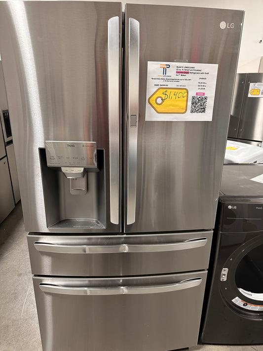 GREAT NEW LG FRENCH DOOR COUNTER DEPTH REFRIGERATOR MODEL: LRMDC2306S REF13519