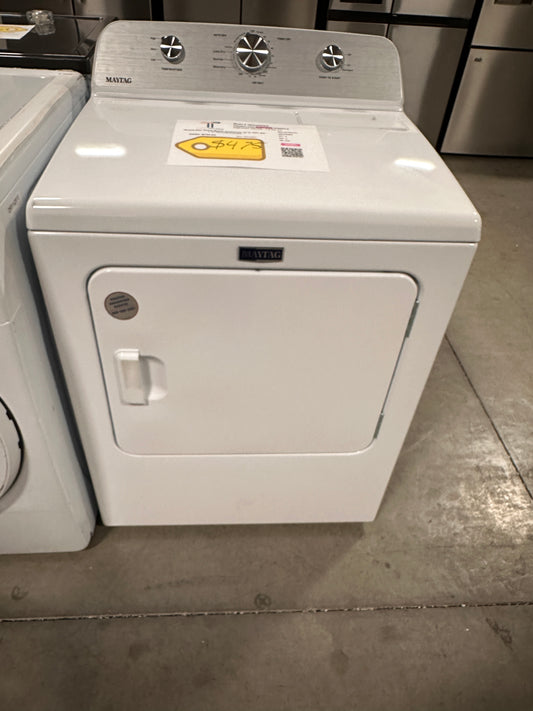 Maytag - 7.0 Cu. Ft. Electric Dryer with Wrinkle Prevent - White MODEL: MED4500MW DRY12807