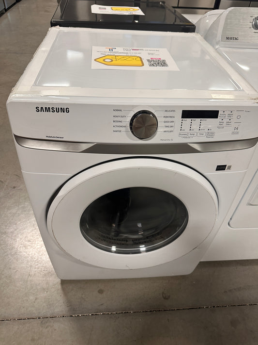 Samsung - 7.5 Cu. Ft. Stackable Electric Dryer with Sensor Dry MODEL: DVE45T6000W DRY12815