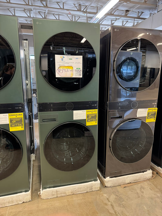 NEW LG GAS DRYER WASHTOWER STACKED LAUNDRY SET MODEL: WKGX201HGA  WAS10284R