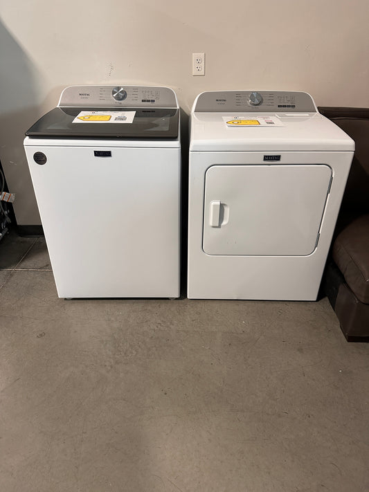 GREAT NEW MAYTAG TOP LOAD WASHER ELECRIC DRYER LAUNDRY SET WAS13531 DRY12806