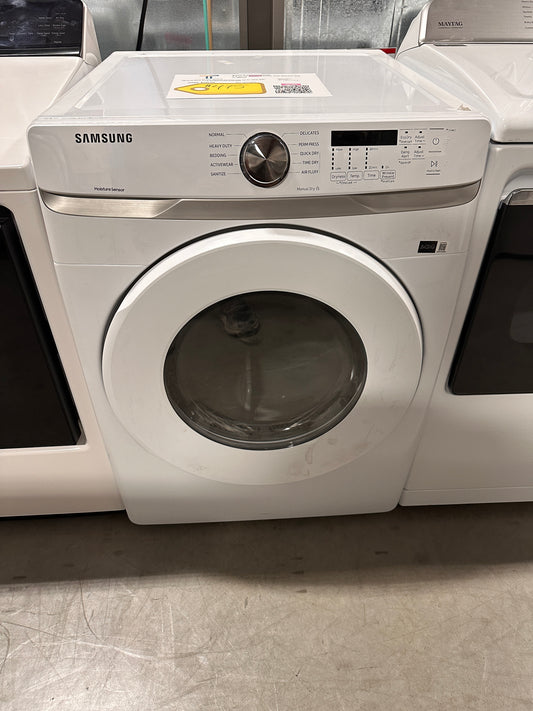 GREAT NEW SAMSUNG STACKABLE ELECTRIC DRYER MODEL: DVE45T6000W DRY12816