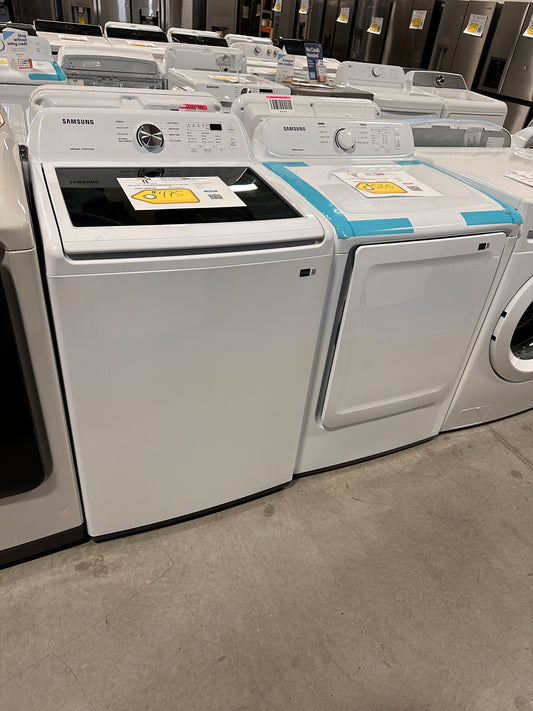 GREAT NEW SAMSUNG TOP LOAD WASHER ELECTRIC DRYER WAS13587 DRY12678