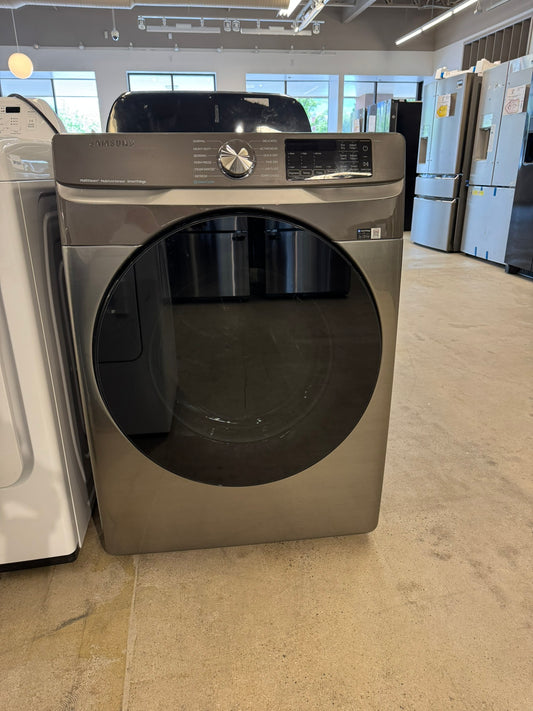 NEW! Samsung 7.5 cu. ft Smart Gas Dryer with Steam Sanitize+  MODEL: DVG45B6300P  DRY10255R