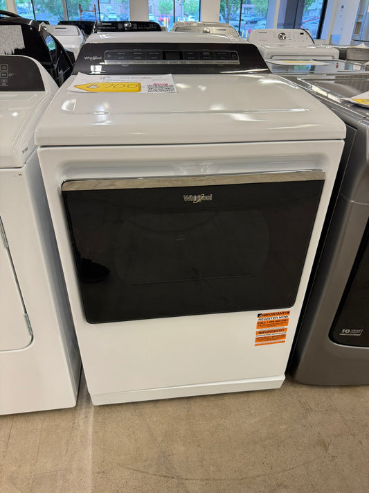 WHIRLPOOL Electric Dryer with Advanced Moisture Sensing  MODEL: WED8127LW  DRY10263R