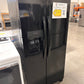 Frigidaire - 22.3 Cu. Ft. Side-by-Side Refrigerator - Black MODEL: FRSS2323AB REF13536