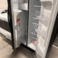 Frigidaire - 22.3 Cu. Ft. Side-by-Side Refrigerator - Black MODEL: FRSS2323AB REF13536