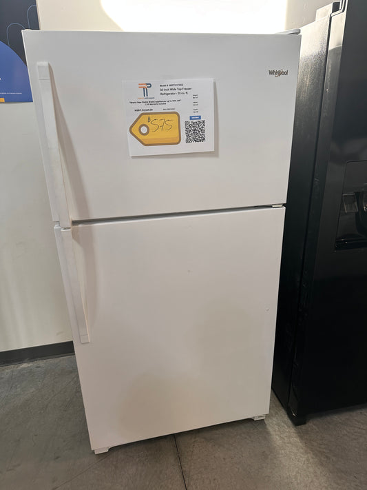 Whirlpool - 20.5 Cu. Ft. Top-Freezer Refrigerator - Stainless Steel MODEL: WRT311FZDZ REF13527