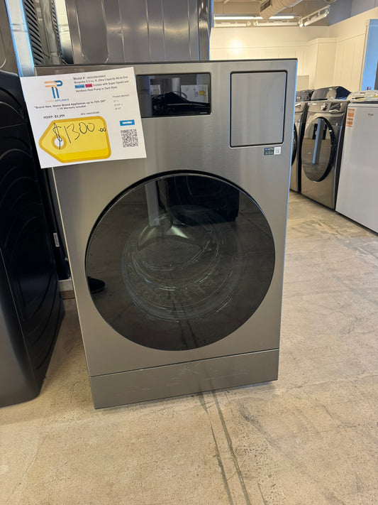 Samsung Bespoke Dark Steel Front Load All-in-One Washer/Dryer Combo  MODEL: WD53DBA900HZ  WAS10308R