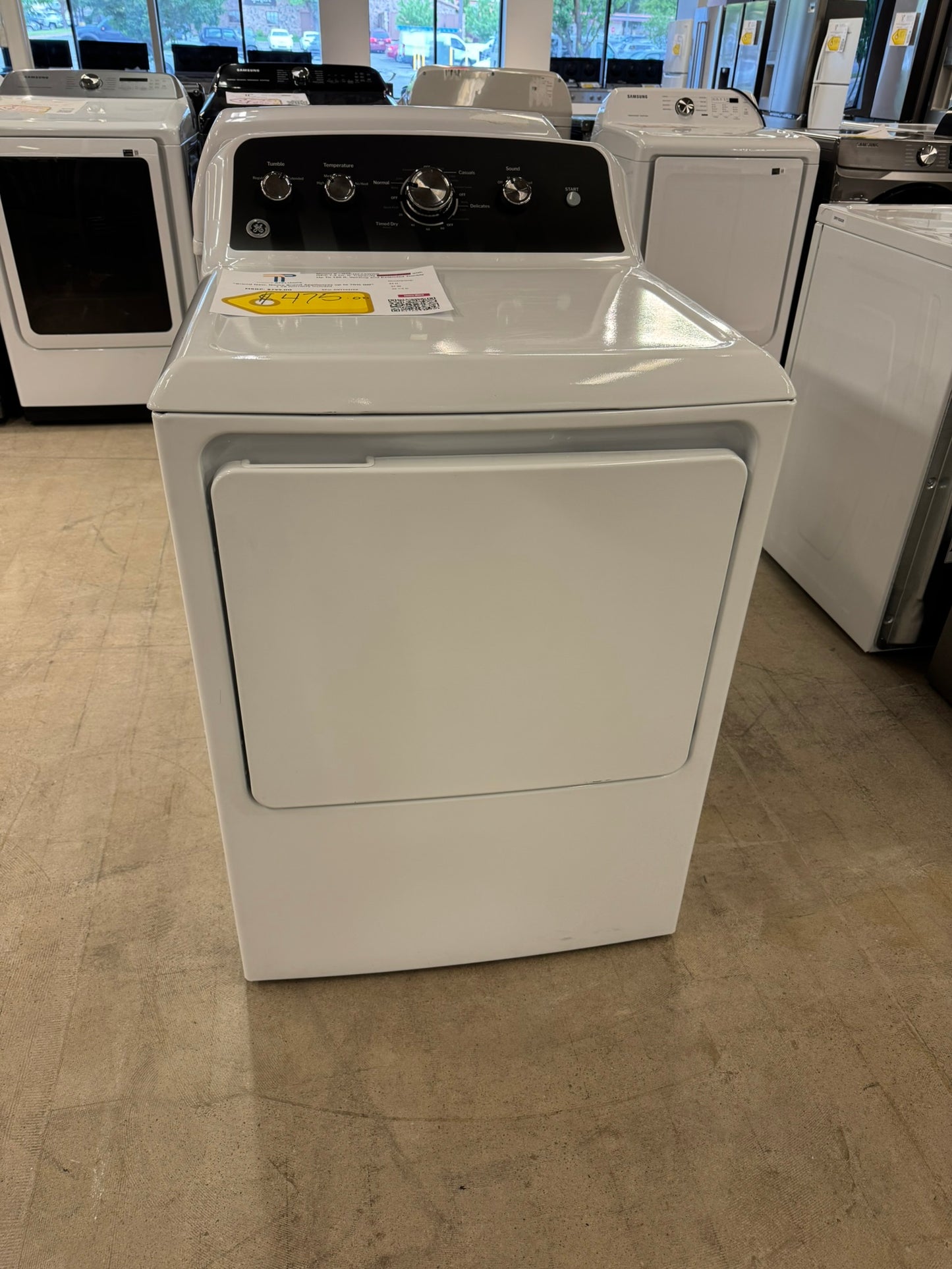 BRAND NEW! GE 7.2 Cu ft Electric Dryer  MODEL: GTD48EASWWB  DRY10275R