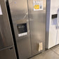 New Frigidaire - 25.6 Cu. Ft. Side-by-Side Refrigerator - Silver MODEL: FRSS2623AS REF13547