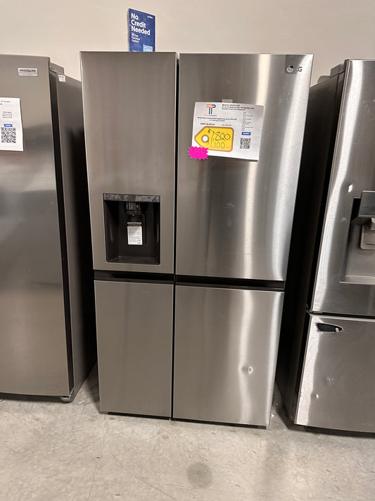 SALE PRICE SIDE-BY-SIDE LG REFRIGERATOR with SPACEPLUS ICE MODEL: LRSXS2706S REF13402