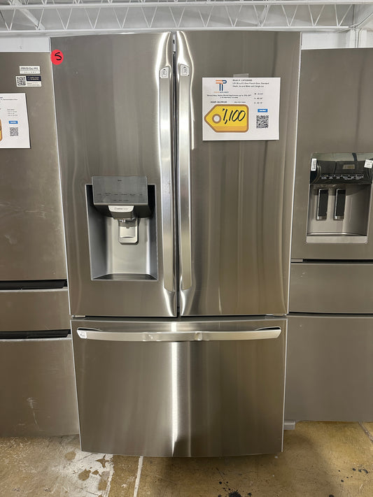 LG 3 Door French Door Standard Depth Refrigerator with Dual Ice Makers  MODEL: LHFS28XBS  REF13950S