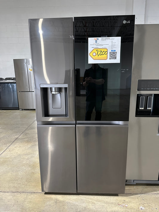 LG 27 Cu. ft. Side-by-Side InstaView Refrigerator  MODEL: LRSOS2706D  REF13971S
