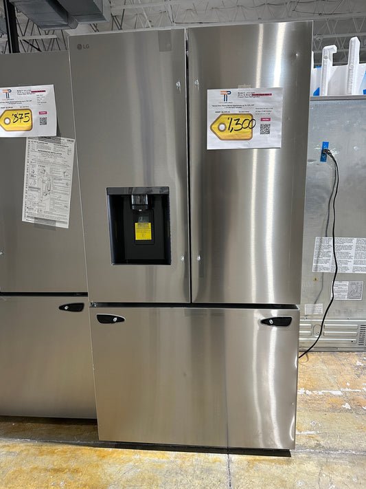 LG 25.5 Cu. Ft. French Door Counter-Depth Smart Refrigerator with Dual Ice  MODEL: LRFXC2606S  REF13963S