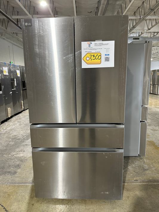 NEW! LG 30 Cu Ft French Door Refrigerator  MODEL: LF3OS8210S  REF13962S