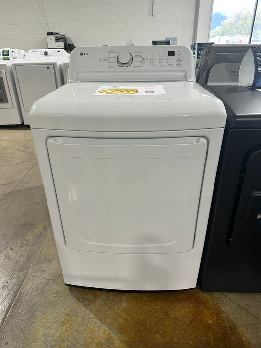 LG 7.3 Cu. Ft. Electric Dryer with Sensor Dry  MODEL: DLE7000W  DRY13149S