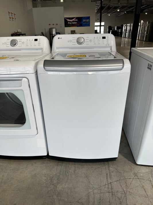 LG 5.0 cu. ft. Mega Capacity Top Load Washer with TurboDrum  MODEL: WT7150CW  WAS12575S