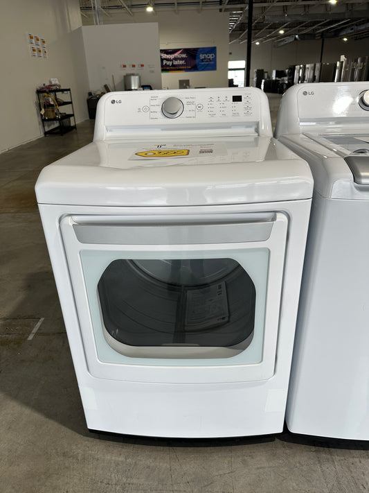 LG 7.3 Cu. Ft. Electric Dryer with Sensor Dry DLE7150W  MODEL: DLE7150W  DRY13143S