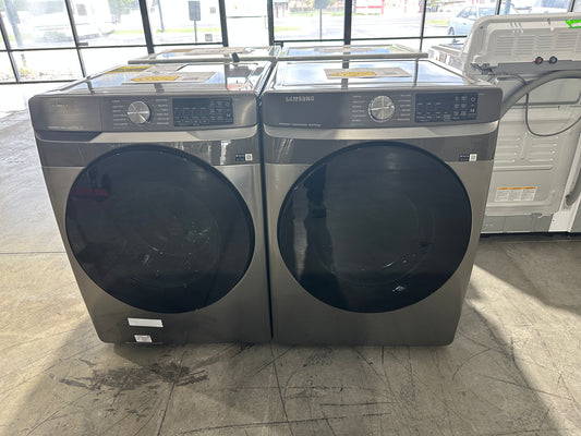 GREAT NEW SAMSUNG STACKABLE LAUNDRY SET WAS12582S DRY13158S