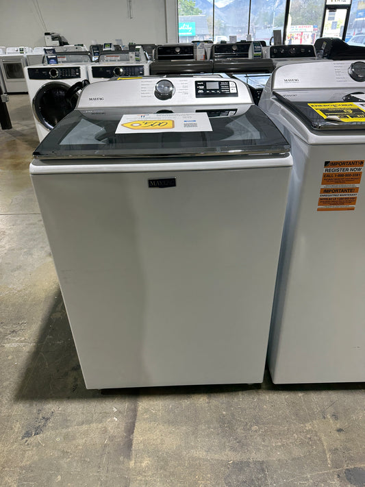 GREAT NEW MAYTAG SMART TOP LOAD WASHER MODEL: MVW6230HW3  WAS12590S