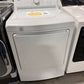 LG - 7.3 Cu. Ft. Gas Dryer with Sensor Dry - White Model: DLG6101W DRY12836