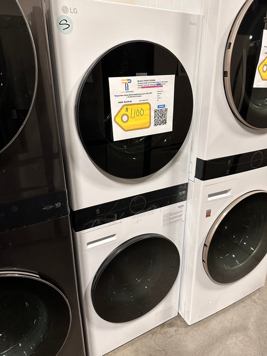 GORGEOUS NEW LG STACKED LAUNDRY SET WASHTOWER Model: WKHC152HWA WAS13612