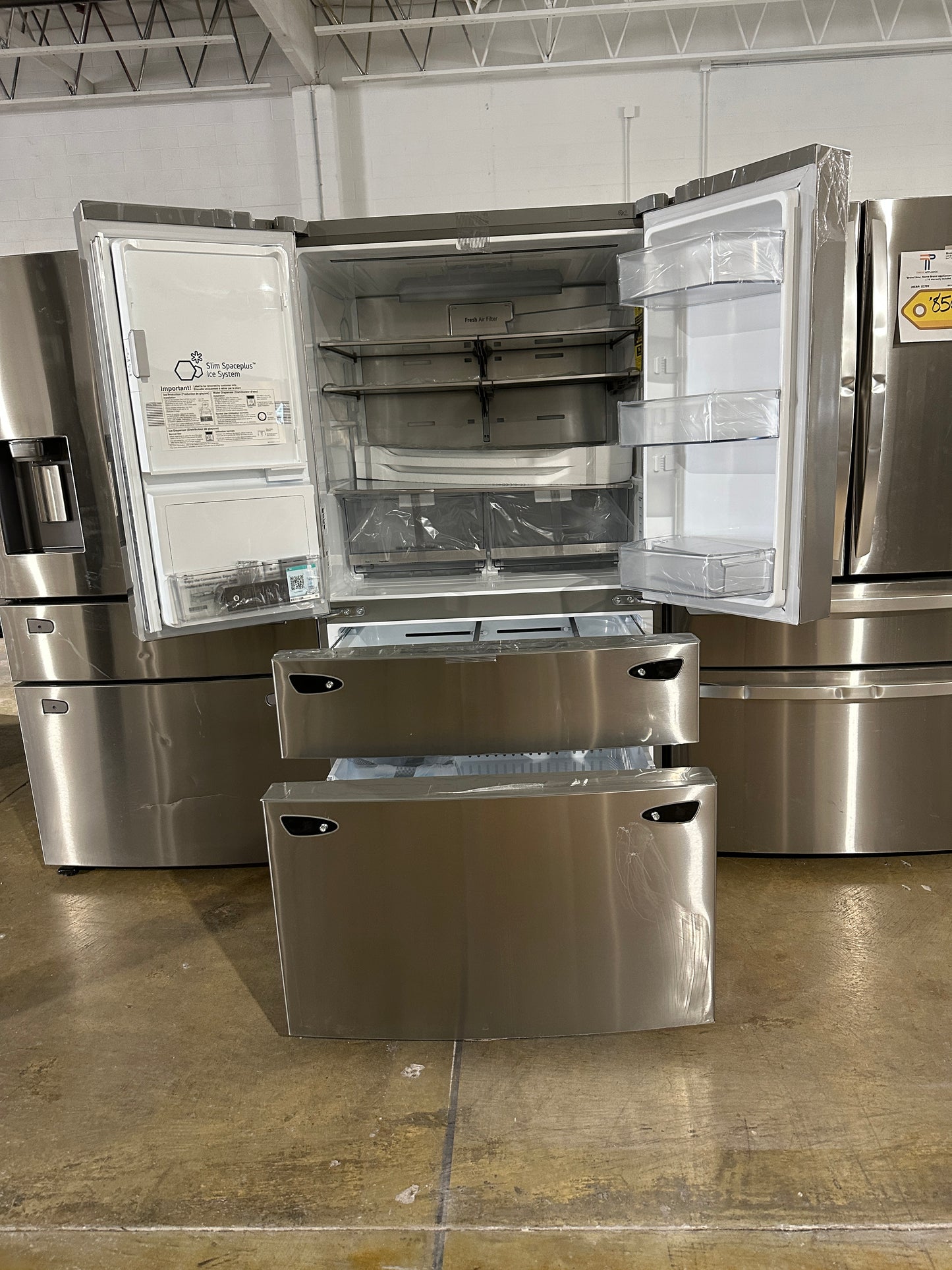 LG 30 Cu Ft. Smart French Door Refrigerator with Craft Ice  MODEL: LRMXS3006S  REF13970S