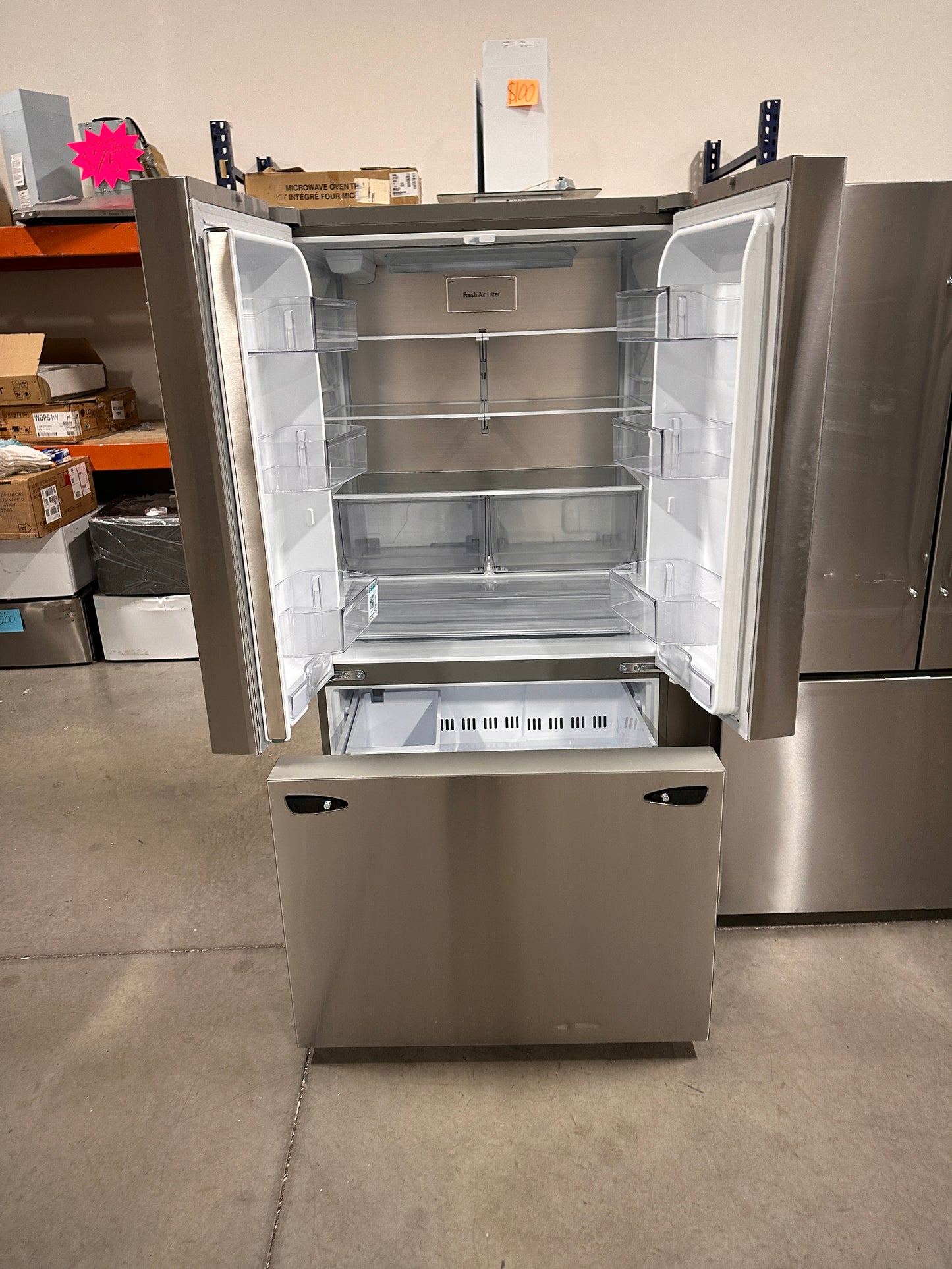 27 Cu. Ft. Smart Counter-Depth MAX French Door Refrigerator LG Model: LRFLC2706S REF13608