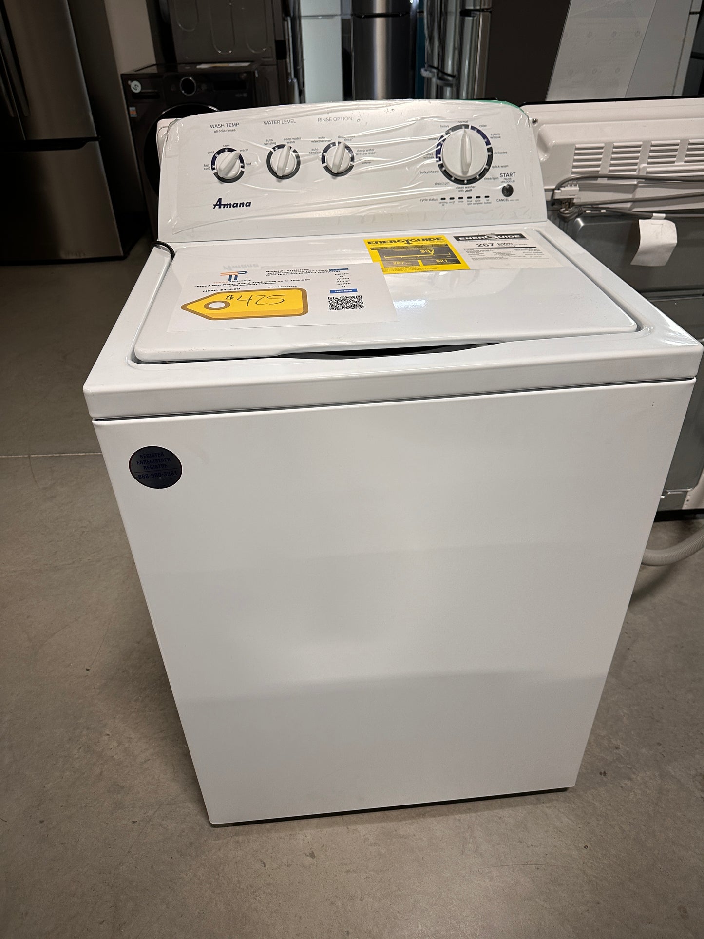 BRAND NEW BEAUTIFUL TOP LOADING WASHING MACHINE Model: NTW4519JW WAS13626