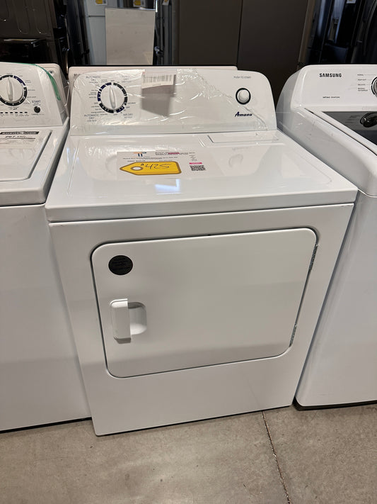 NEW AMANA ELECTRIC DRYER with AUTO DRYNESS CONTROL Model: NED4655EW DRY12847