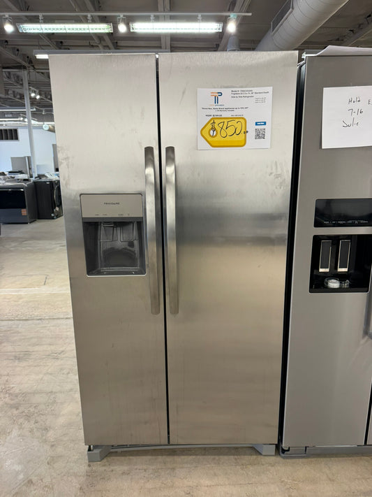 Frigidaire 22.3 Cu. Ft. Side-by-Side Counter-Depth Refrigerator  MODEL: FRSC2333AS  REF10417R