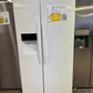 GREAT NEW FRIGIDAIRE SIDE BY SIDE WHITE REFRIGERATOR MODEL: FRSS2623AW  REF10434R