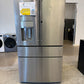 GE Profile 27.9 Cu. Ft. Smart 4-Door French Door Refrigerator with Door In Door  MODEL: PVD28BYNFS  REF10425R