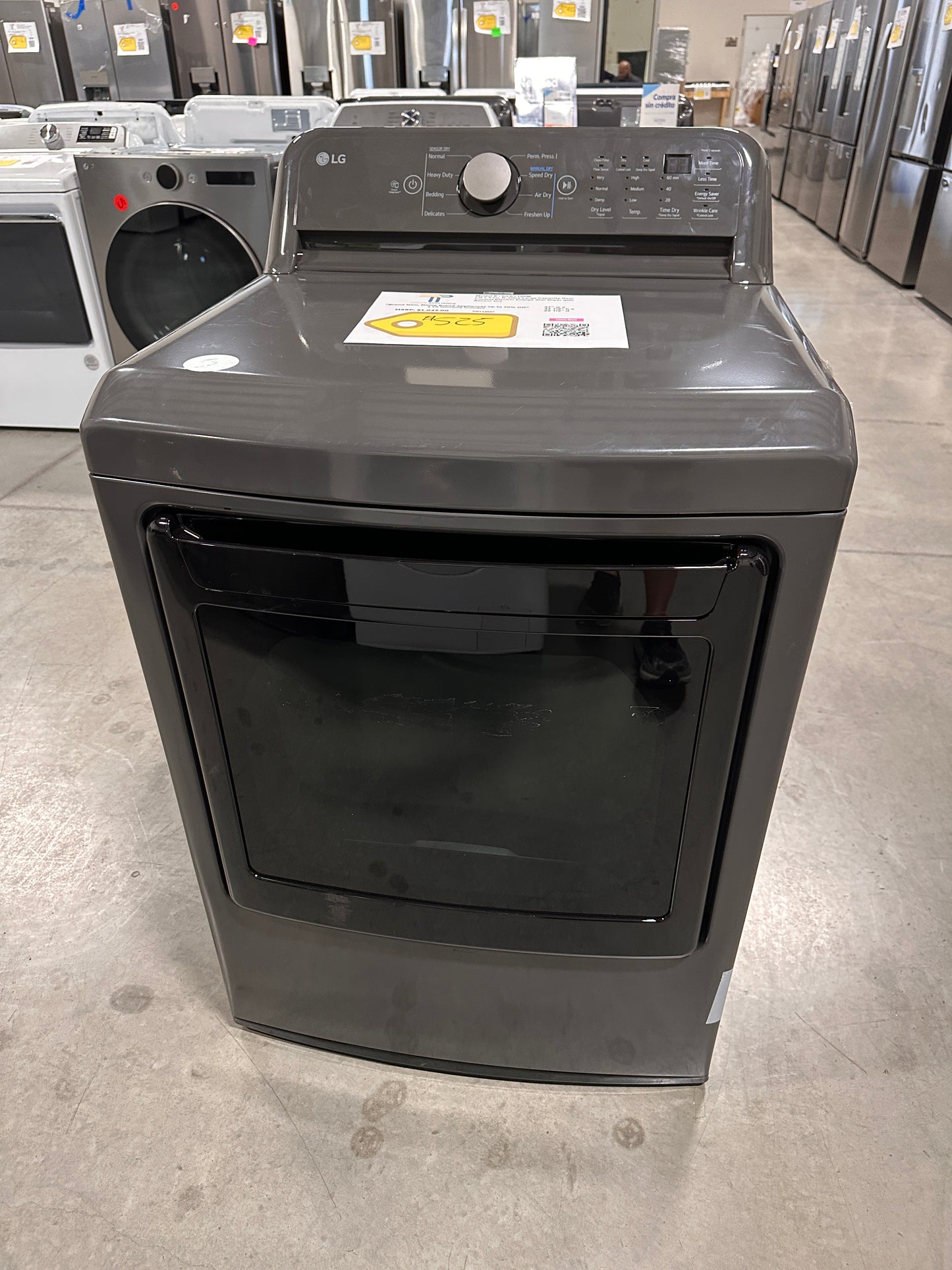 Electric Dryer with Sensor Dry - Middle Black Model: DLE7150M DRY12857