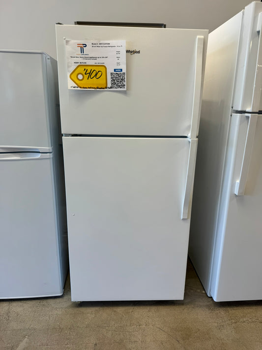 BRAND NEW! Whirlpool Top Freezer Refrigerator  MODEL: WRT314TFDW  REF10409R