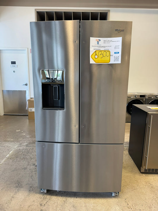 Whirlpool French Door Refrigerator with In-Door Water and Ice Maker  MODEL: WRFF3536SZ  REF10430R