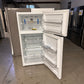 New Midea Energy Star Certified 14 Cu. Ft. Refrigerator With Glass Shelves Model: MRT14D2BWW REF13629