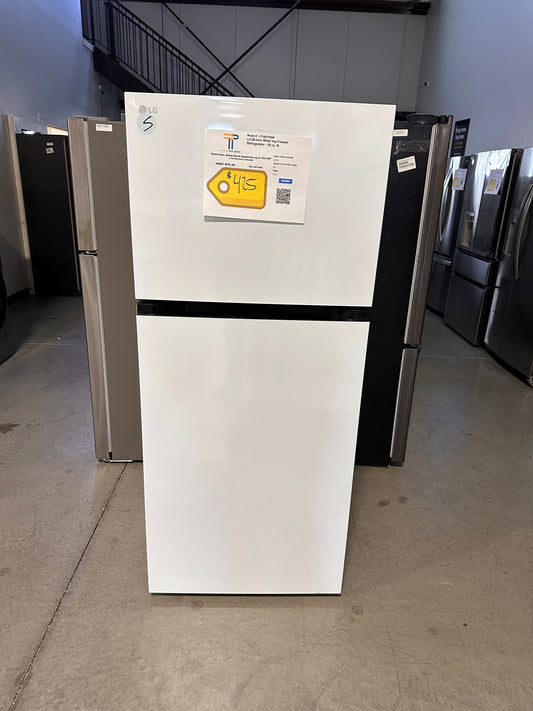 GORGEOUS GARAGE READY LG TOP FREEZER REFRIGERATOR Model: LT18S2100W REF13651