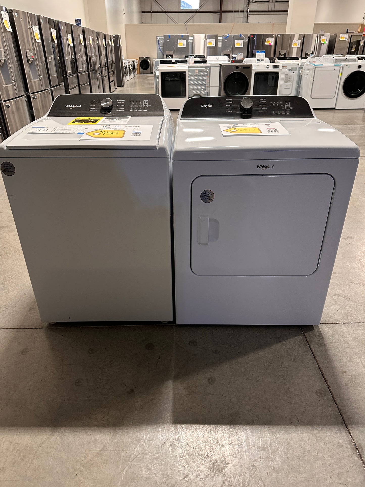 GORGEOUS NEW TOP LOAD WASHER ELECTRIC DRYER LAUNDRY SET WAS13647 DRY12797