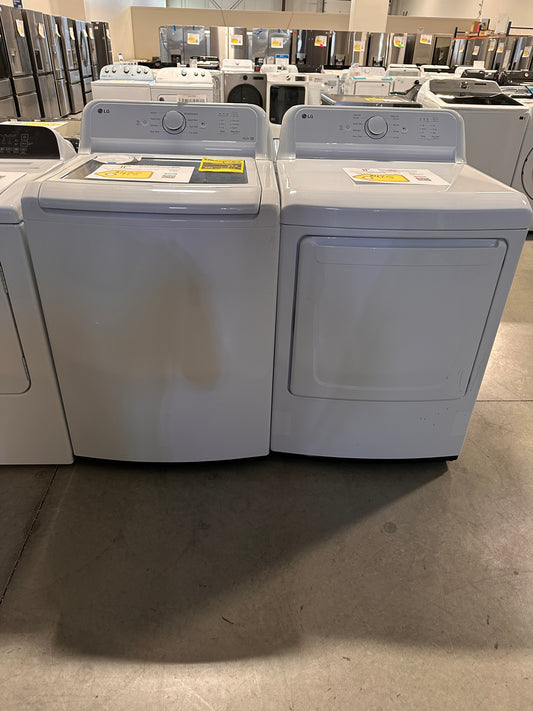 GREAT NEW TOP LOAD LG WASHER ELECTRIC DRYER LAUNDRY SET WAS13645 DRY12902