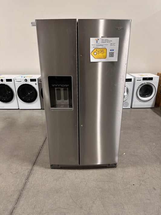 GORGEOUS NEW Whirlpool 36-inch Wide Side-by-Side Refrigerator MODEL: WRS588FIHZ REF13664