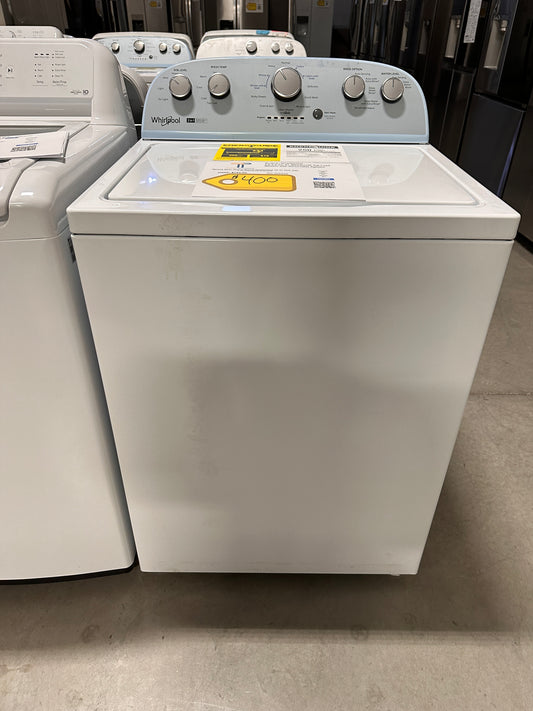 NEW! 3.8-3.9 Cu. Ft. Whirlpool Top Load Washer with Removable Agitator MODEL: WTW4957PW WAS13718
