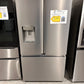 Hisense 25.4-cu ft French Door Refrigerator with Dual Ice Maker in Stainless Steel MODEL: HRF254N6DSE REF13690